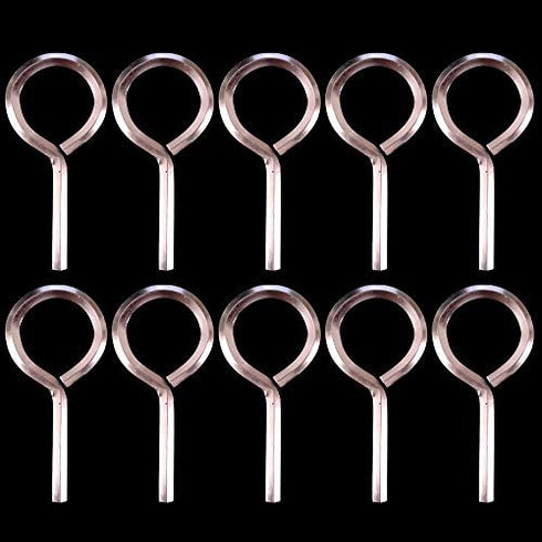 5/32” Hex Key Dogging Key Allen Key with Full Loop, Allen Wrench Door Key for Push Bar Panic Exit Devices, Solid Metal - 10 Packs