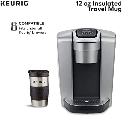 Keurig Travel Mug Fits K-Cup Pod Coffee Maker, 1 Count (Pack of 1), Stainless Steel