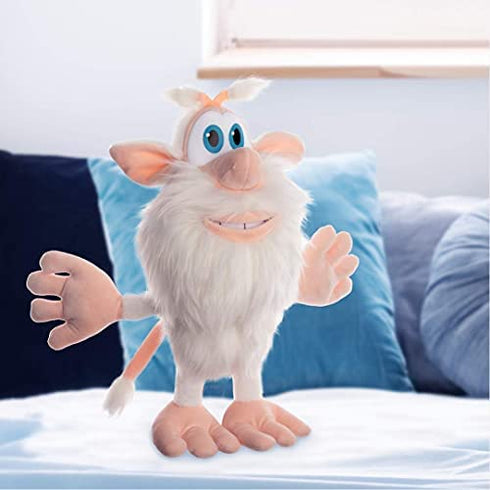 Booba Collectible Plush with Light Up Eyes - Stuffed Toy from Netflix Show Booba Cute, Soft, Stuffed Plush Plush Doll for Kids - Night Light & Companion - Officially Licensed Product - 15 Inches