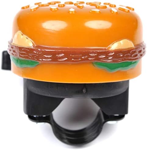 Trail This Cheeseburger Bicycle Fun Bell for MTB Road Cruiser Bikes Burger/Hamburger