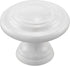 Prime-Line N 7439 Bi-Fold Door Knob – Wide Base and Large Diameter Door Knob For Easy Gripping, Replace Old or Unsightly Knobs, 1-11/16” Outside Diameter, Diecast, Classic White