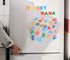 ZAEO Russian Magnetic Alphabet Letters - Refrigerator Magnets -Educational Learning Toy for Kids - Message Board - 2 Sets of Each Letter