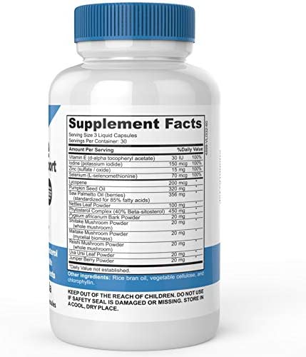 DrFormulas Super Prostate Supplement | Best Prostate Support with Saw Palmetto Extract, Beta Sitosterol, Pumpkin Seed Oil Now, 90 Vegetarian Capsules