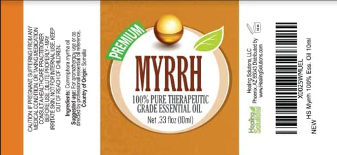 Frankincense and Myrrh Essential Oil Combo Pack 100% Pure, Best Therapeutic Grade Essential Oil - 2/10ml