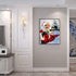 ACENGXI Paint by Numbers Christmas DIY Paint by Numbers Santa Claus DIY Canvas Paint by Numbers Snowman Acrylic Painting Home Decor Paint by Numbers Santa Claus and Snowman for Adults Kids 16x20In