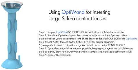 OptiWand Soft Contact Lens Insertion and Removal Tool. It Will Help Pinch The Soft Lens. This is not a Suction Cup for Soft Lens Removal