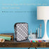 Luxja Carrying Bag Compatible with Cricut Pen Set and Basic Tool Set, Double-Layer Organizer Compatible with Cricut Accessories (Bag Only), Gray Dots