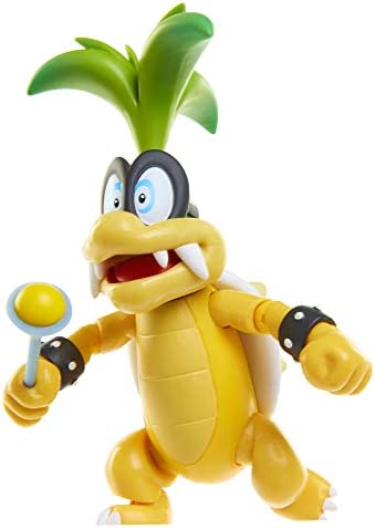 SUPER MARIO Collectible Iggy Koopa 4" Poseable Articulated Action Figure
