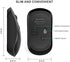J JOYACCESS Wireless Mouse for Laptop, 2.4G Ultra Thin Silent Mouse with USB Receiver, 2400 DPI Portable Mobile Optical Cordless Mouse for Laptop, Computer, MacBook,Window, Chromebook, PC-Black
