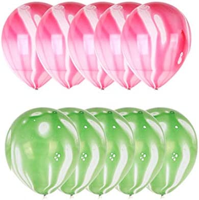 60 Pack Watermelon Balloons, Fit for Watermelon Party Supplies and One in a Melon Theme