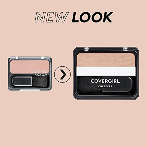 COVERGIRL Cheekers Blendable Powder Blush Deep Plum, .12 oz (packaging may vary), 1 Count