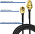 Bingfu WiFi Antenna Extension Cable 50 feet RP-SMA Male to RP-SMA Female Bulkhead Mount Double Shielded Low Loss -100 Cable for WiFi Wireless Router Hotspot Security IP Camera