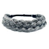 TOECWEGR 5 Strands Synthetic Hair Braided Headband Hairpiece Classic Chunky Wide Plaited Braids ElasticMulti-Color Headband Ladies Beauty Headwear (Hair band 2/h)