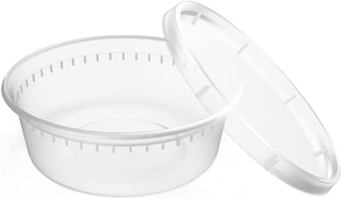 EDI Deli Food Storage Containers with Lids 50 Sets (8oz)