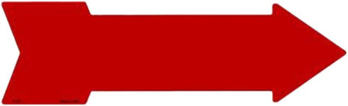 Smart Blonde Outdoor Decor Red Novelty Metal Arrow Sign A-106
