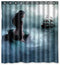 KXMDXA Beautiful Mermaid Art Sea and Boat Waterproof Polyester Bath Shower Curtain Size 66x72 Inch