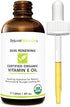 Vitamin E Oil - 100% All Natural & USDA Organic (LARGE 4oz Bottle) Skin Renewing Oil for Scars, Collagen Production, Dark Spots & Wrinkles. Radiant, Hydrated & Youthful Skin. Face & Body Moisturizer