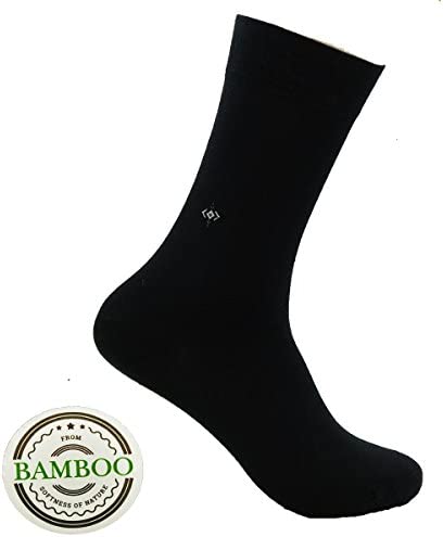 Diabetic Bamboo Socks Natural Comfortable Soft for Men Women - Made in Turkey for High Circulation, Diabetes, Varicose Veins, Maternity Pregnancy (Mixed 4 Pairs)