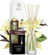 Reed Diffuser with Natural Essential Oil Vanilla 3.4 Fl Oz (100ml) - Scented Reed Diffuser - Gift Set with Bamboo Sticks - Best for Aromatherapy - SPA - Home - Office - Fitness Club