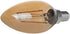 HERO-LED B10-DSGT-2W-WW22 Dimmable Gold Tint B10 E12 2W Candelabra Style LED Filament Chandelier Light Candle Bulb, 25W Equivalent, Ultra Warm White 2200K (Amber Glow), UL-Listed, 4-Pack