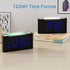 Digital Alarm Clock for Bedroom - 7 Color Night Light,2 USB Chargers,7.5" Large Number Screen & Slider Dimmer,12/24 H,Battery Backup,Easy Loud Electric Alarm Clock for Heavy Sleeper,Boy&Girl Kids Teen