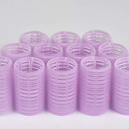 Hair Rollers,12 Pack Self Grip Hair Curlers,Rollers for Hair,Salon Hairdressing Curlers for Women,DIY hairstyle ((Medium))
