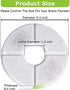 Bonve Pet Water Fountain Replacement Filter Set, 8Pack for 84oz/2.5L Automatic Pet Fountain Cat Water Fountain Dog Water Dispenser