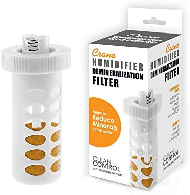 Crane Universal Humidifier Filter, Compatible With Drop, Droplet, Adorable, Warm & Cool Mist Humidifiers, Reduces White Dust, Long Lasting (HS-1932)