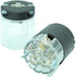 Journeyman-Pro 520CV-LIT Lighted 20 Amp 120-125 Volt, NEMA 5-20R, 2Pole 3Wire, Straight Blade, Female Plug Replacement Cord Connector Outlet, Commercial Grade PVC Power Indicating (BLACK LIT 1-PACK)