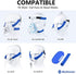 Medihealer CPAP Strap Covers-Headgear Strap Cover Compatible with DW Headgear,Comfort CPAP Pads Strap Covers for Airfit P10 Strap|No Irri-tation&No Red Marks.(Pack of 4)
