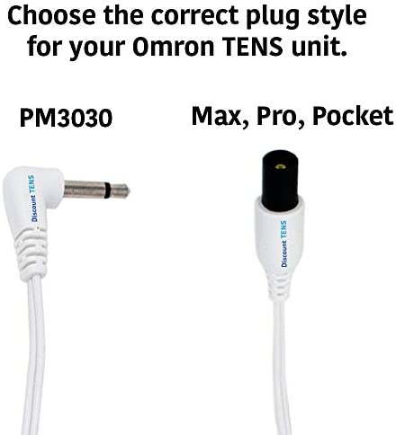 Discount TENS, Omron Compatible Lead Wires. Replacement Lead Wires for Omron Electrotherapy Devices. (PM3030, 2 Snap)