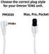 Discount TENS, Omron Compatible Lead Wires. Replacement Lead Wires for Omron Electrotherapy Devices. (PM3030, 2 Snap)