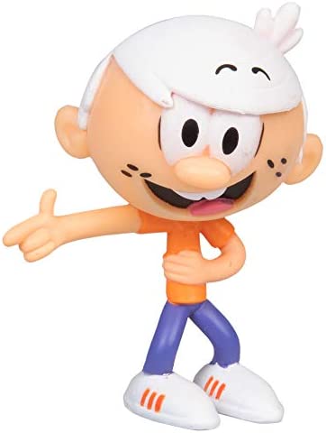 The Loud House Figure 4 Pack - Lincoln, Clyde, Lisa, Leni - Action Figure Toys from The Nickelodeon TV Show - 3" Each - Ages 4+