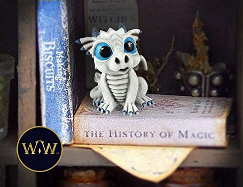 World of Wonders - Dreamland Dragons Series - Crystal - Collectible Crystal The White Ice Dragon Figurine with Official Birth Certificate | Fantasy Home Decor Accent, White