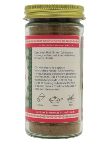 Mekelesha | Authentic Ethiopian Finishing Spice Mix | Hand Crafted | Processed in and Imported from Ethiopia | Non GMO | Organic No preservatives | ???? | (2oz)