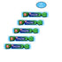 Falim 100 Piece Mint Flavoured Fresh Sugar-Free Chewing Gum, Individually wrapped