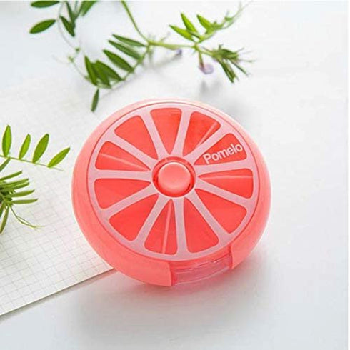 INVODA Pill Cases 3 Pcs Weekly Pill Organizer 7 Day Pill Box with 1Pcs Felt Storage Pouch Small Cute Pill Container (Pill Box +Light Grey Bag)