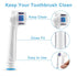 6 Pack Cover for Protecting Oral-B Replacement Brush Heads Electric Toothbrush | Convenient for Travel and More Sanitary to Keep Germs Dust Away for Better Health by HSYTEK