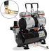HK Extended Tank Drain Assembly Kit with 10 Inch Braided Steel Hose 1/4 Inch Drain Valve and Elbow Fitting for Air Compressor