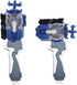 Konikiwa Battling Sparking String Launcher, Brave Valkyrie Top Burst Launcher Set, Left and Right Spin String Launcher Grip Compatible with All Bey Burst Series - Blue