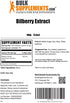 BulkSupplements.com Bilberry Extract Powder - Antioxidant Powder - Eye Supplements - Vision Supplements - Anthocyanin Supplement - Bilberry Fruit Extract 1000mg Supplement (100 Grams - 3.5 oz)