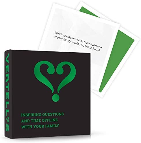 Vertellis Family Edition Conversation Card Games - Thoughtful Family Games for Parents and Children - Family Card Games for Communication Building - Icebreaker Fun Family Games