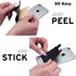 HEKEUOR Silicone Card Keeper Phone Wallet Credit Card ID Card Holder for iPhone, Android and Most Smartphones