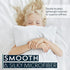 HC COLLECTION Pillow Cases - Set of 2 King Size Pillowcases, 20" x 40", Microfiber Pillowcase Pack -White