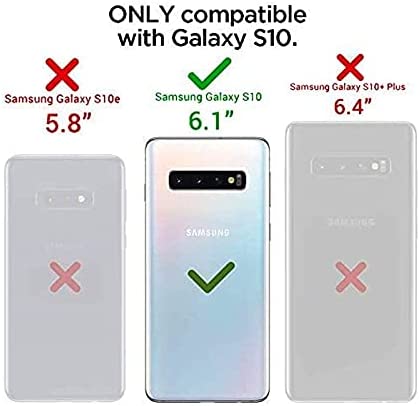 J.west Galaxy S10 Case 6.1-inch, Luxury Saprkle Bling Glitter Leopard Print Design Soft Metallic Slim Protective Phone Cases for Women Girls TPU Silicone Cover Case for Samsung S10 Rose Gold