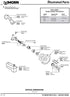 Moen 100710 Posi-Temp One-Handle Tub and Shower Replacement Knob Handle Kit, White and Chrome Knob Insert