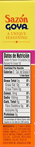 Goya Sazón Seasoning With Azafran, 3.52 Oz Box