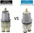RP46074 Universal Valve Cartridge Assembly,13/14 Series White, Multi-Choice For Delta Monitor Shower Parts Faucet Tub Replacement Single-Handle Control MulitChioce Valve Cartridge Repair Kit