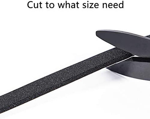 Yotache Foam Tape 3 Strips Total 50 Feet Long 1/4 Inch Wide X 1/8 Inch Thick, Weather Stripping for Doors and Window High Density Foam Seal Tape Sliding Door Weather Strip, 3 X 16.5 Ft Each