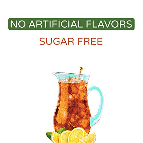 Crystal Light Sugar-Free Lemon Iced Tea Naturally Flavored Powdered Drink Mix 6 Count Pitcher Packets